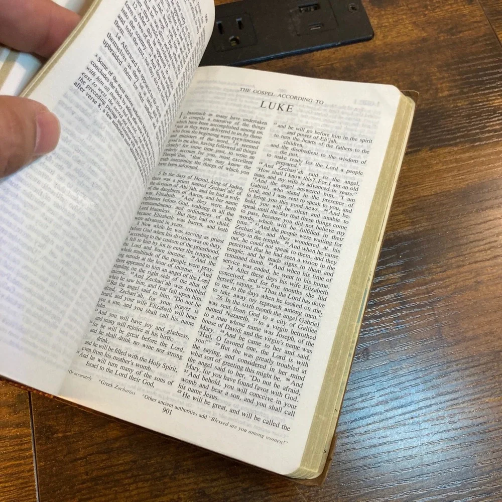 Holman 1982 RSV Holy Bible Revised Standard Version Brown Faux Leather Cover